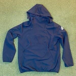 Adidas All Blacks Rugby All Weather jacket with detachable hood Men’s large